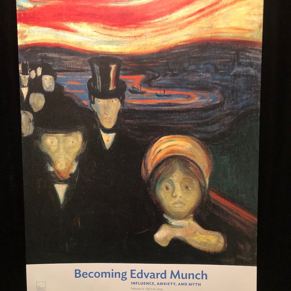Becoming Edvard Munch Influence Anxiety & Myth Chicago Art Institute Show Poster
